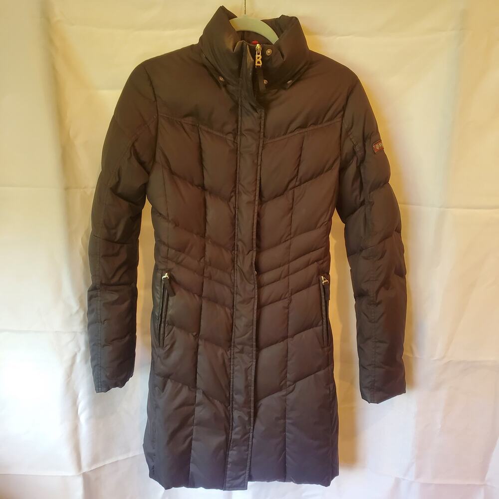 Bogner Fire + Ice Black Long Down Puffer Coat Size XS/Size 4